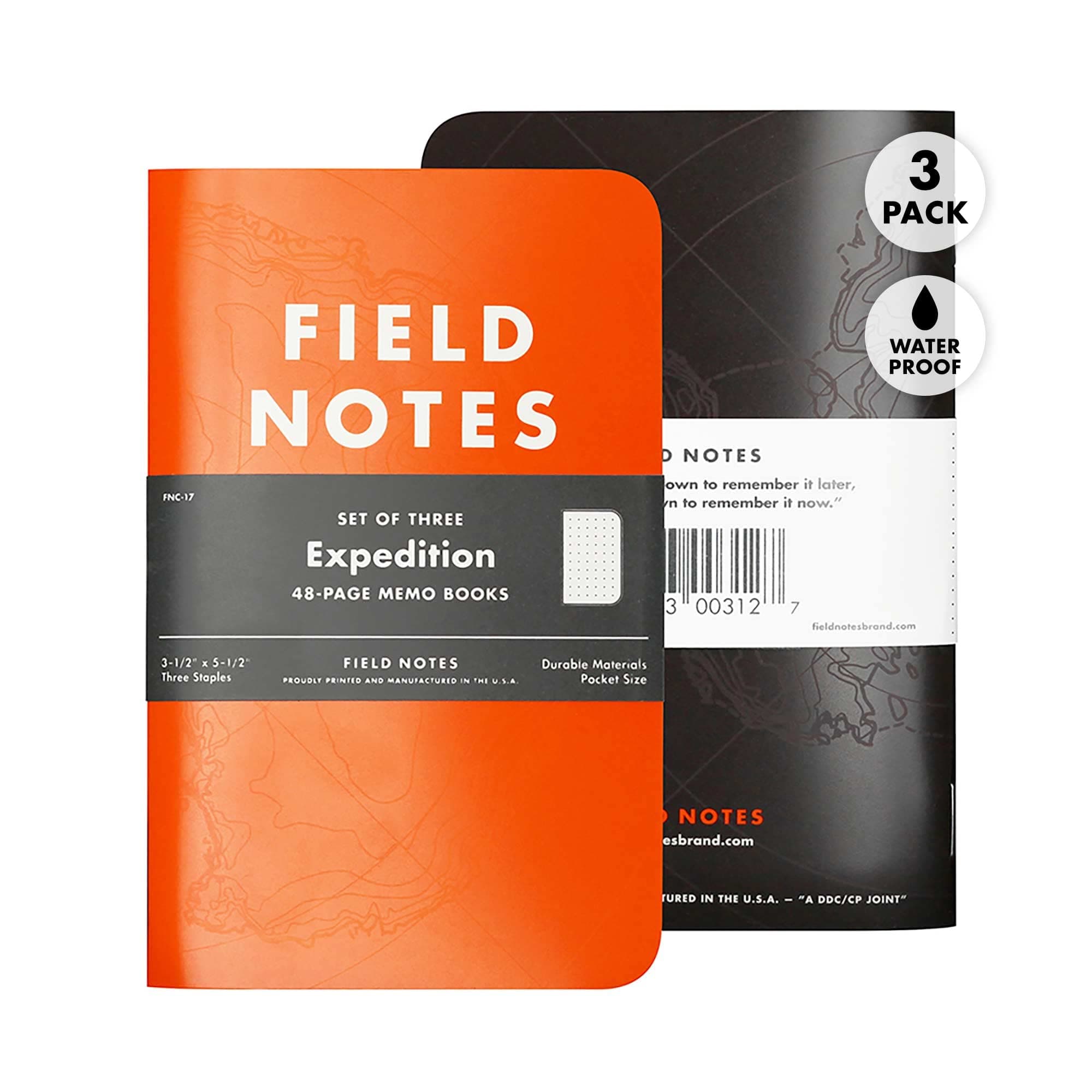 Field Notes Expedition Set of 3