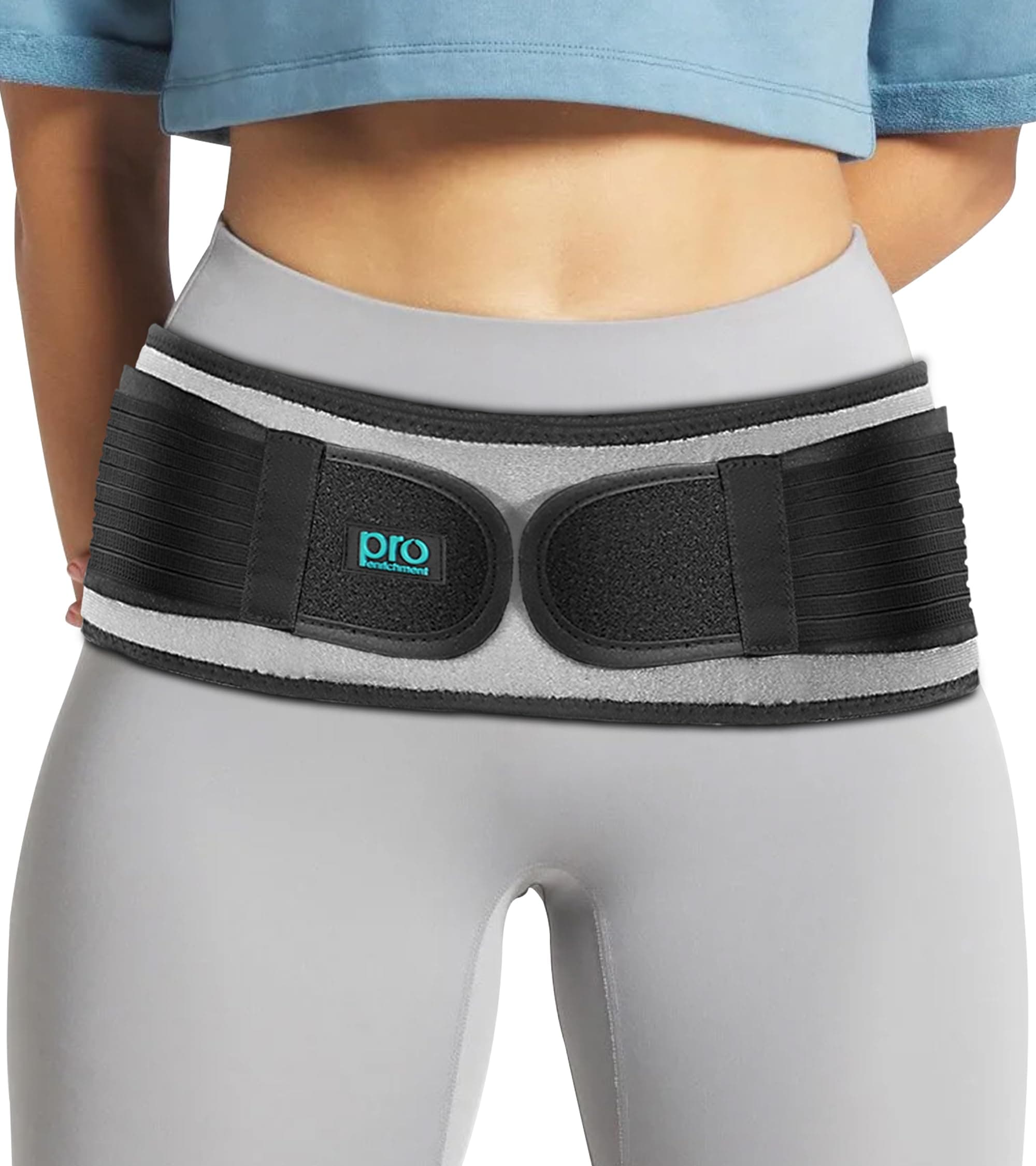 Sacroiliac Hip Belt for Women and Men That Alleviates Sciatic, Pelvic, Lower Back, Leg and Sacral Nerve Pain Caused by Si Joint Dysfunction| Hip Brace