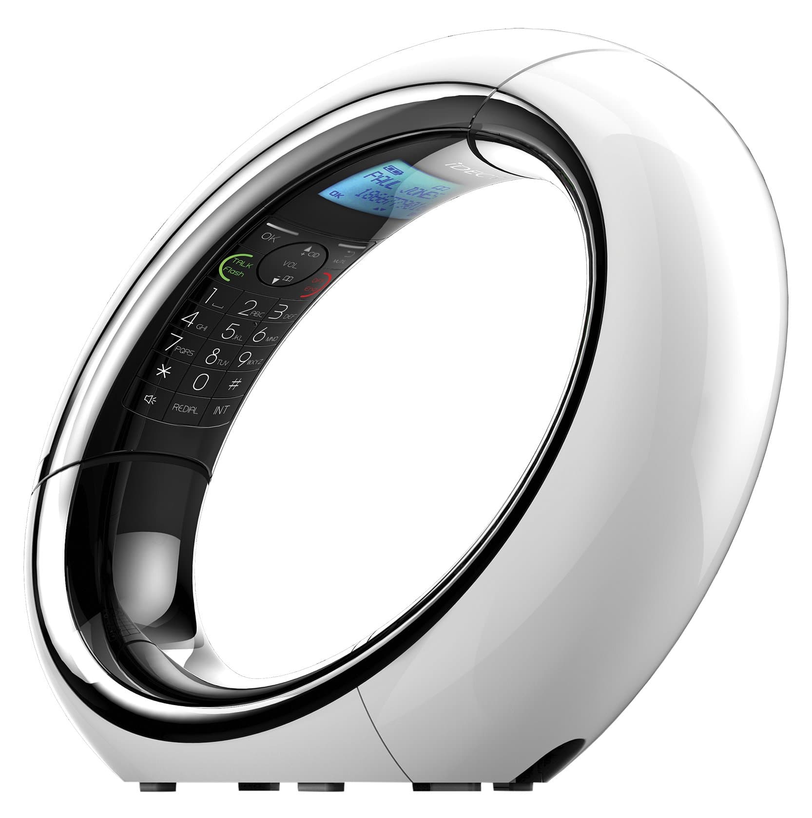 Eclipse Plus Digital Cordless Phone with Answering Machine and Call Blocker (White) - EclipseCB-W