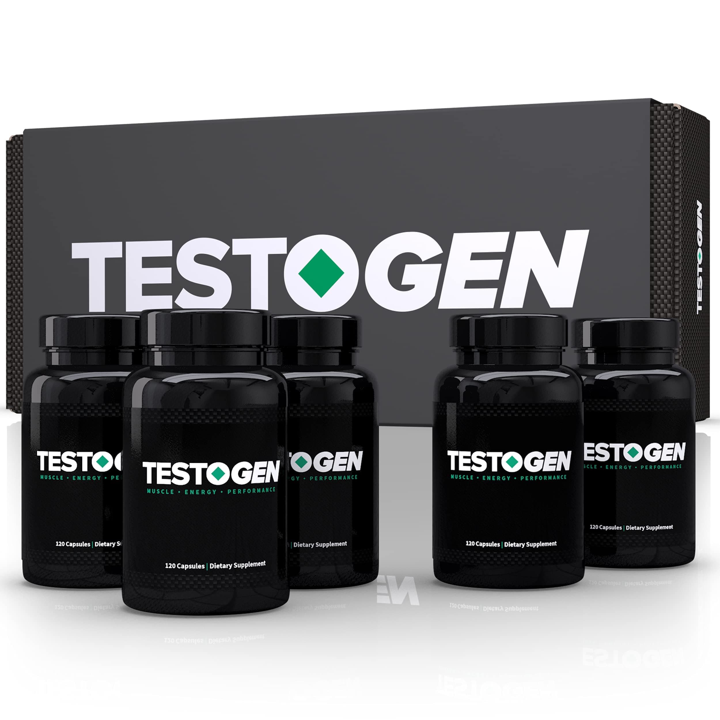 Testogen 5 Month Boxes- Black Bottles