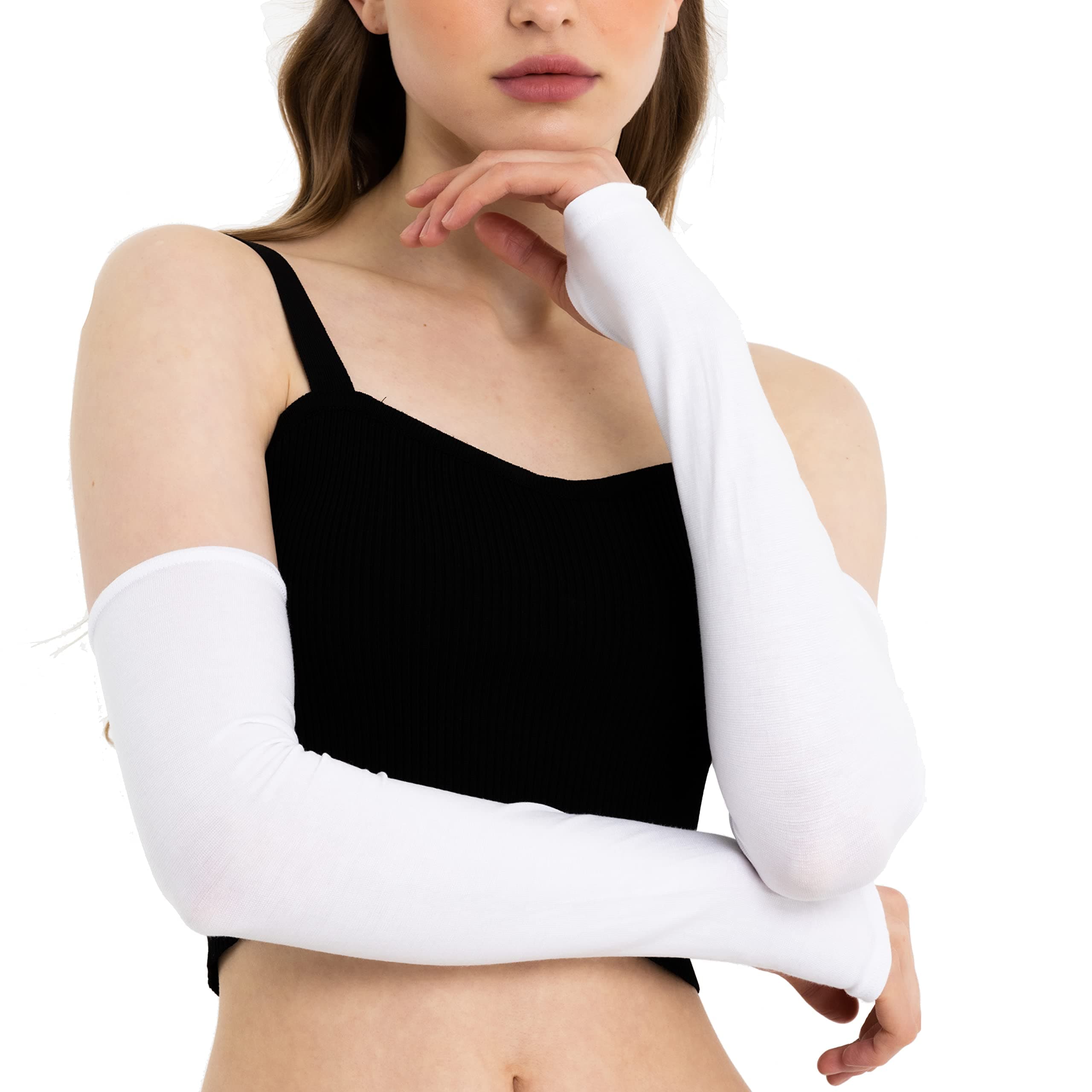 ユニ アームウォーマー アームスリーブ 男女兼用 トルコ製