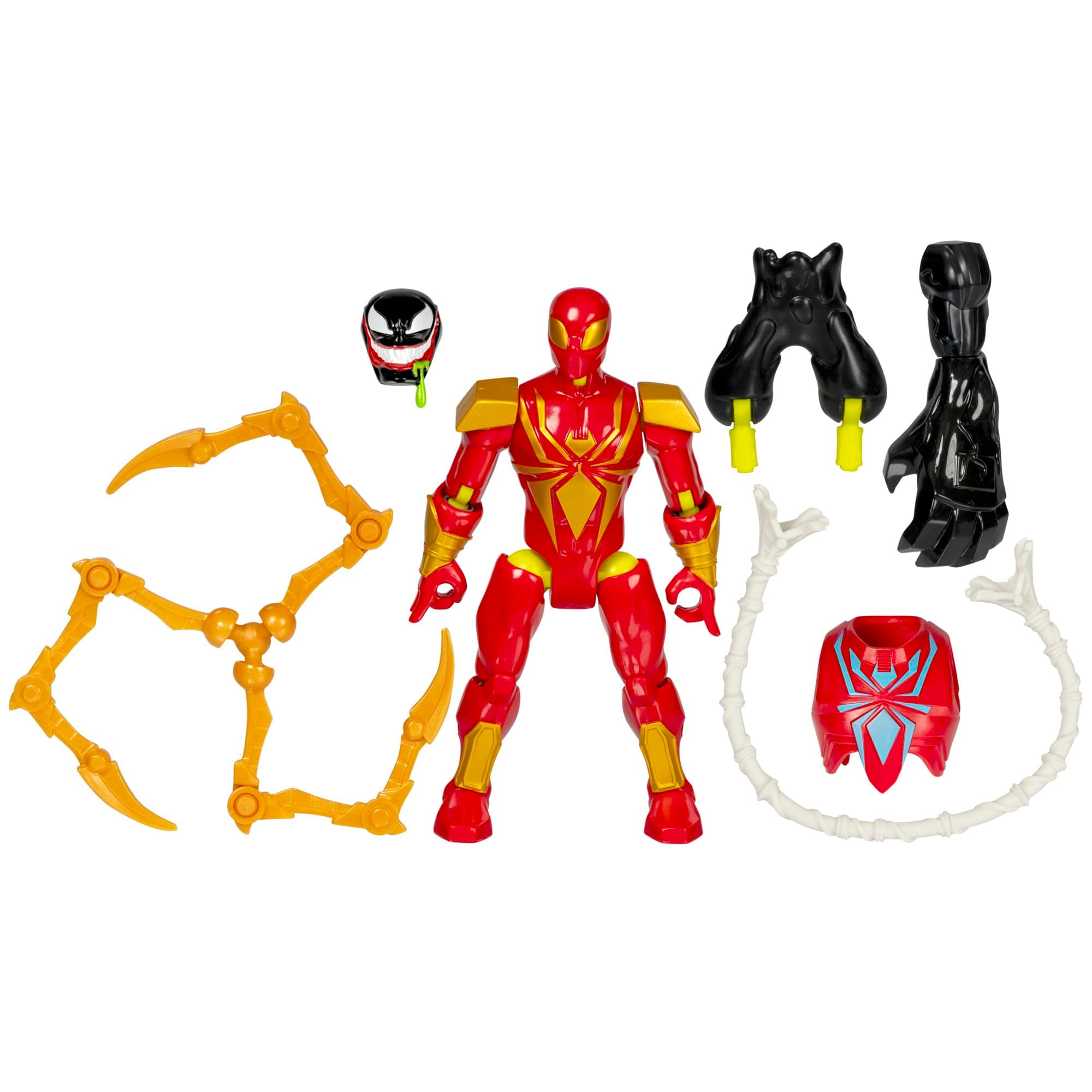MixMashers Marvel Iron Spider, Customizable Deluxe Spider-Man Mix-and-Match Action Figure and Accessories