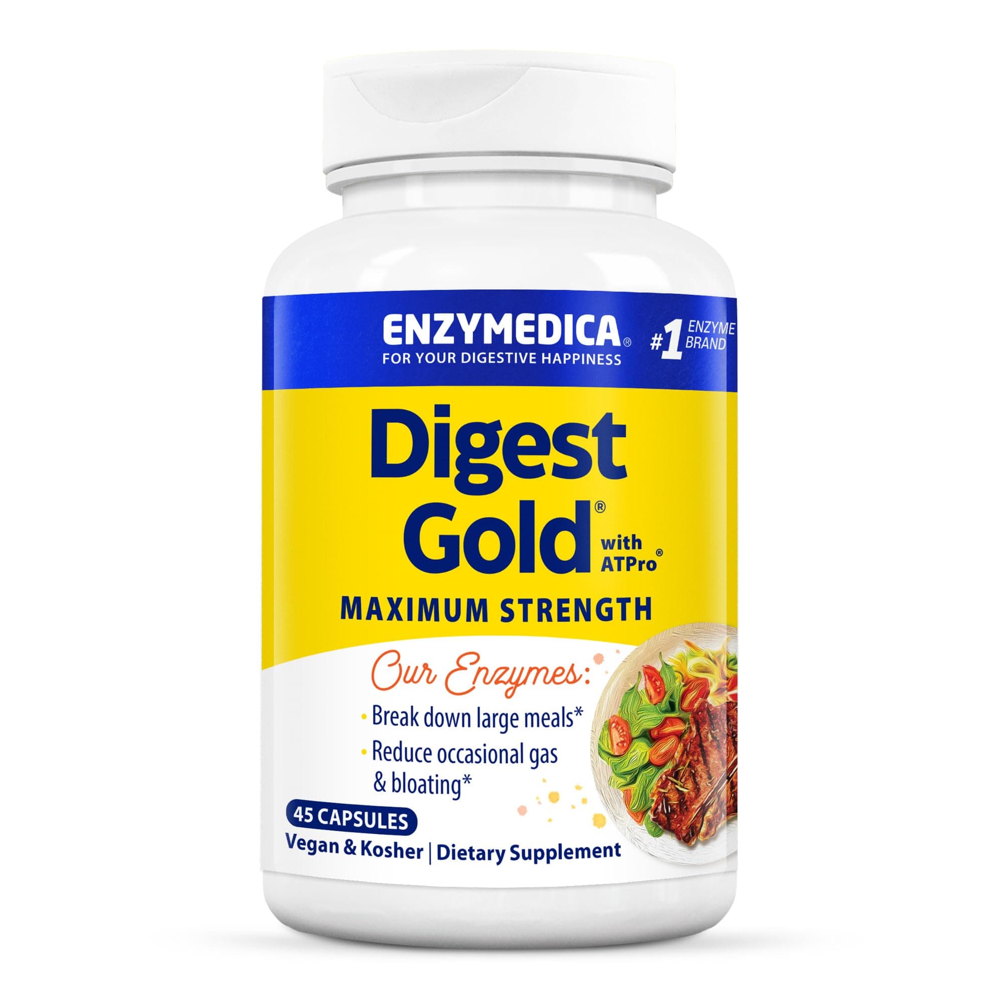 Digest Gold with ATPro, 45 Capsules