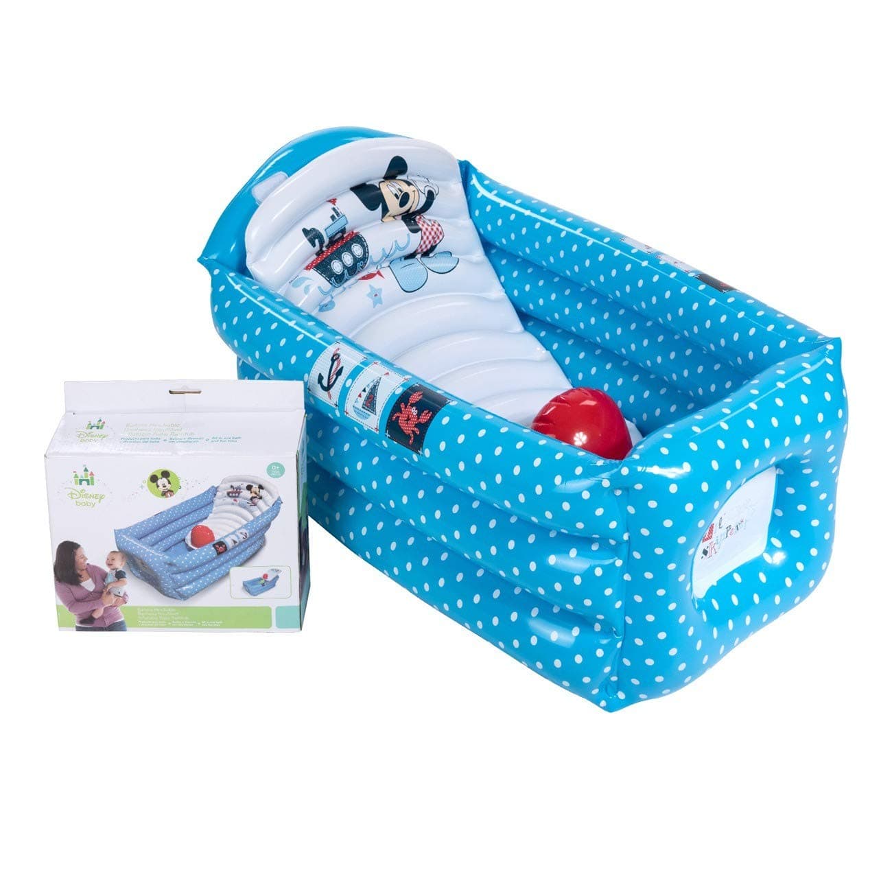 plastimyr Mickey Inflatable Bathtub, Navy