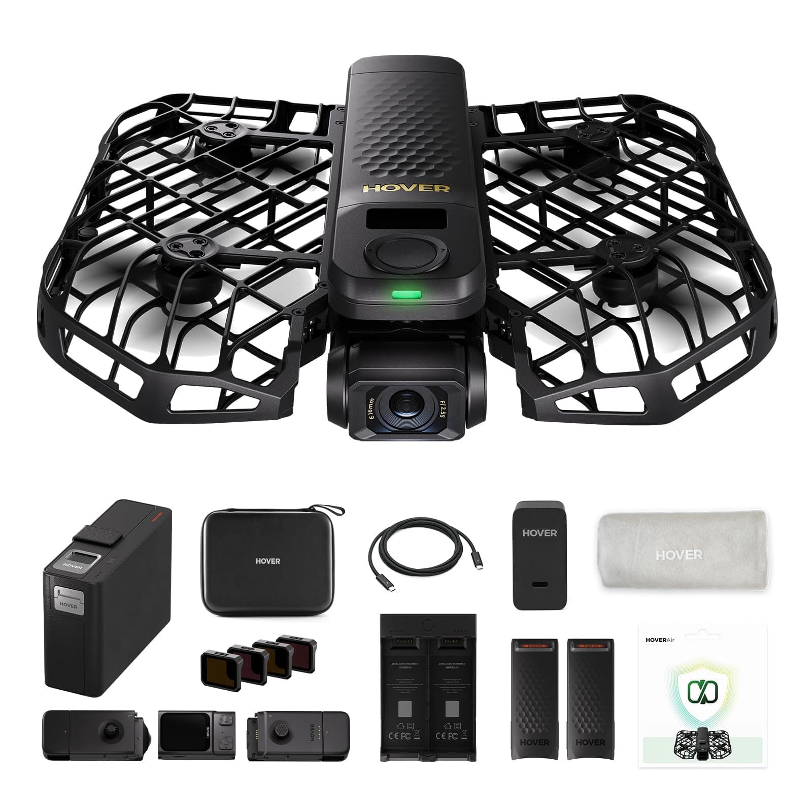 HOVERAir X1 PROMAX 8K Action Flying Camera, Foldable Drone with Camera with 42 KM/H Follow Speed, 10+ Fully Automatic Flight Modes, Fly Anywhere with OmniTerrain, SmoothCapture 2.0(Skiing Combo)
