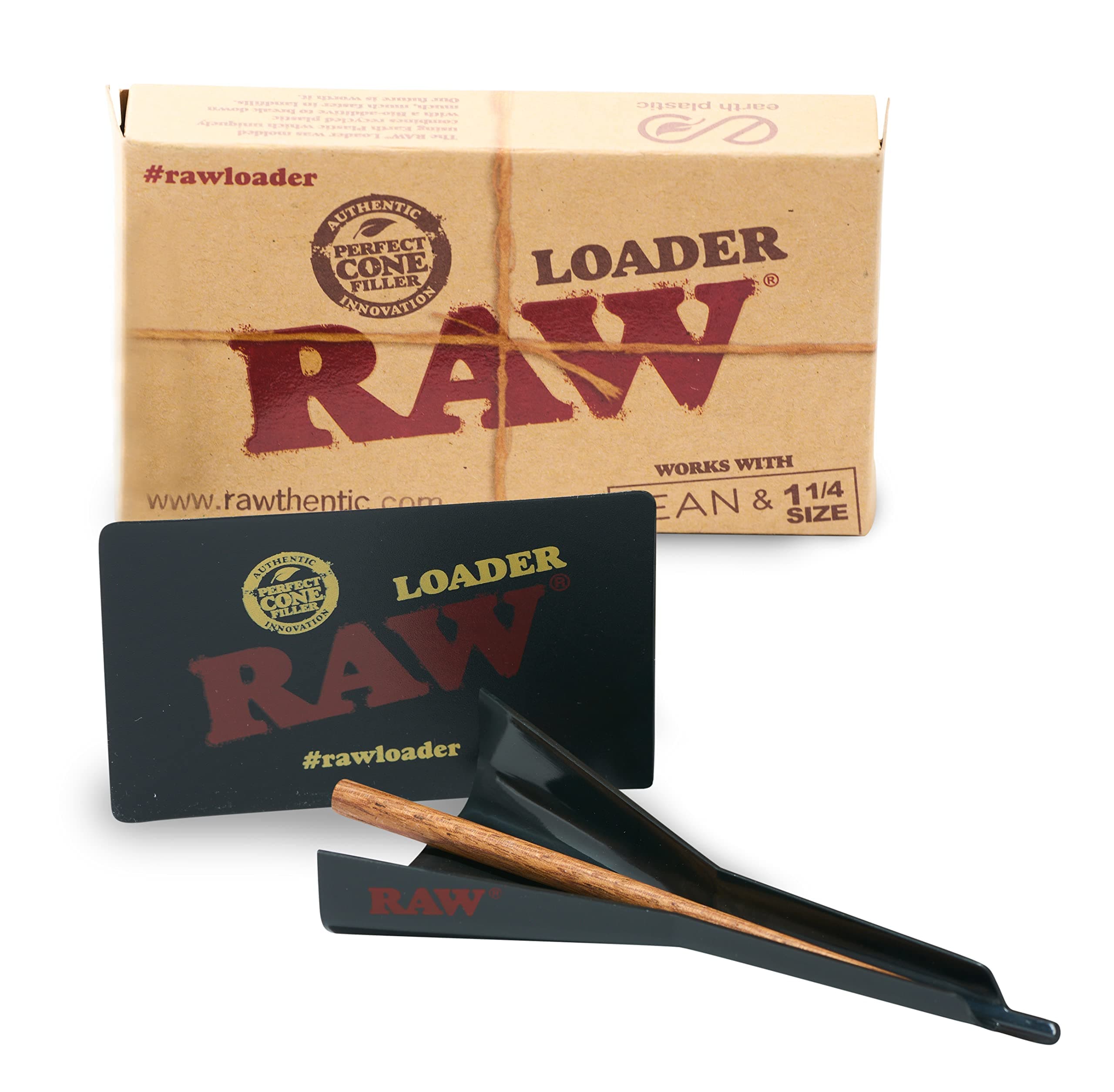 Cone Loader for 1 1/4 Size & Lean Size Pre Rolled Cones - Easily fill up your RAW Pre Rolled Cones & Rolling Papers No Expertise Required
