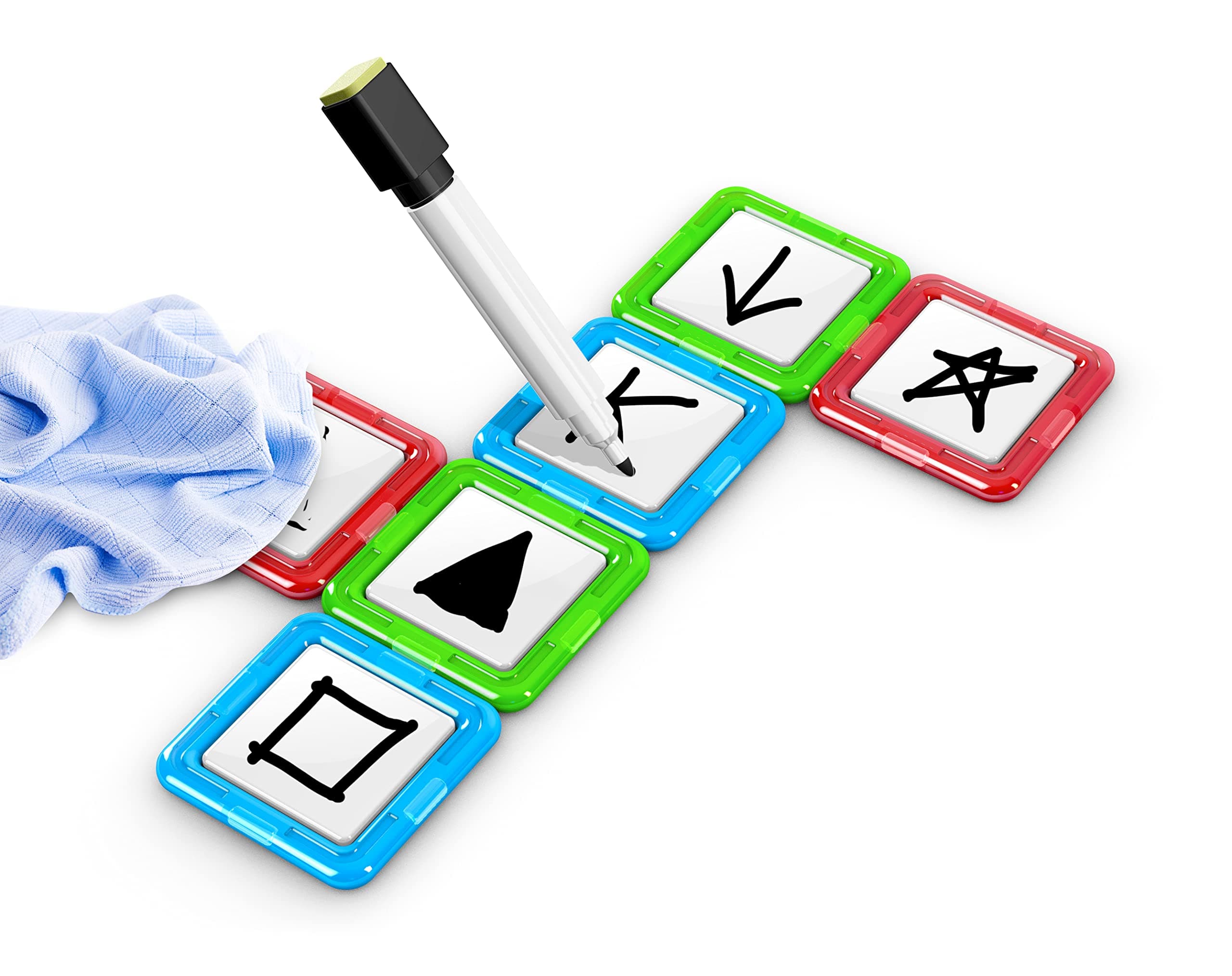 Non-Verbal Reasoning 3D Aid- 11 plus Magnetic Cube Net CEM