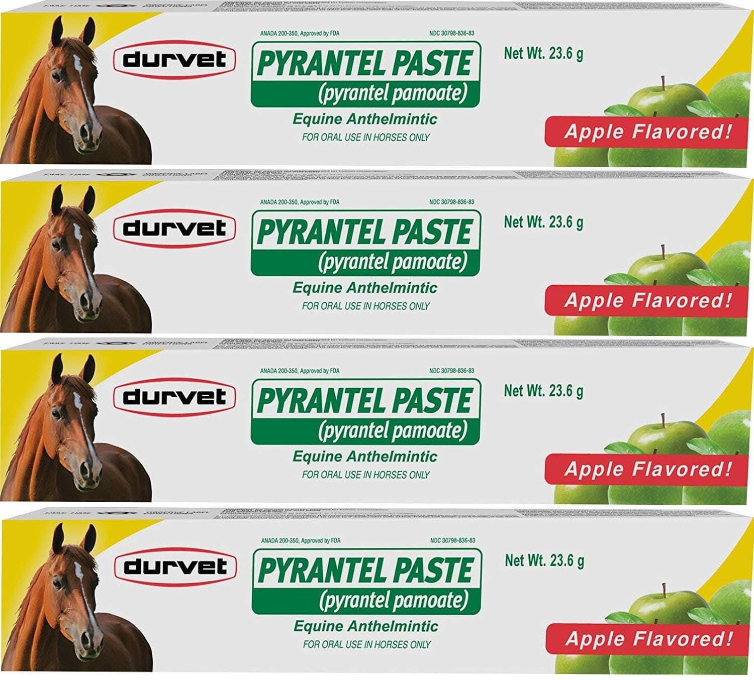 Pyrantel Paste Wormer, 23.6gm (4 Pack)