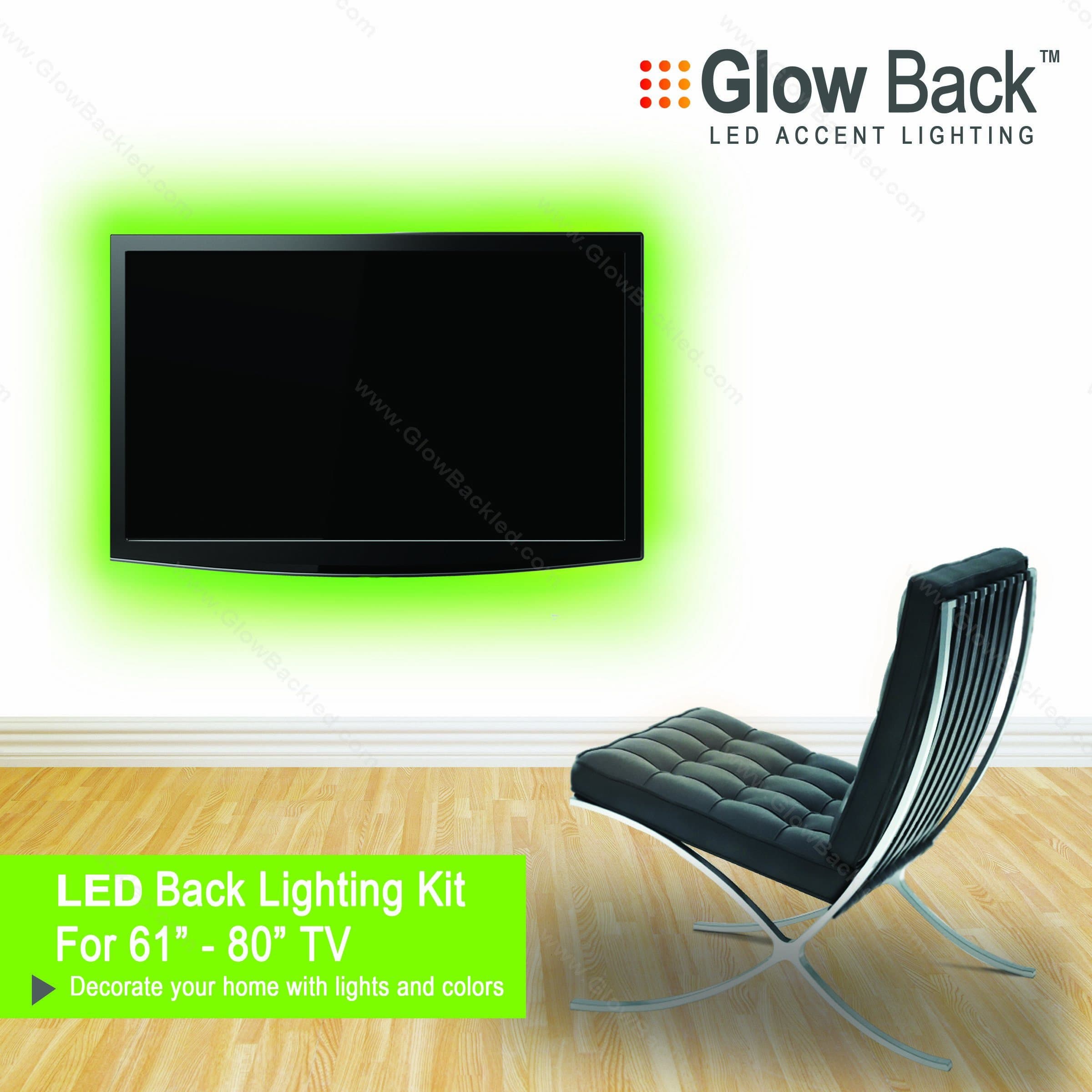 LED Home Theather Accent Lighting Complete Kit with Remote to Change Color Easy Installation. Get ready for Holidays