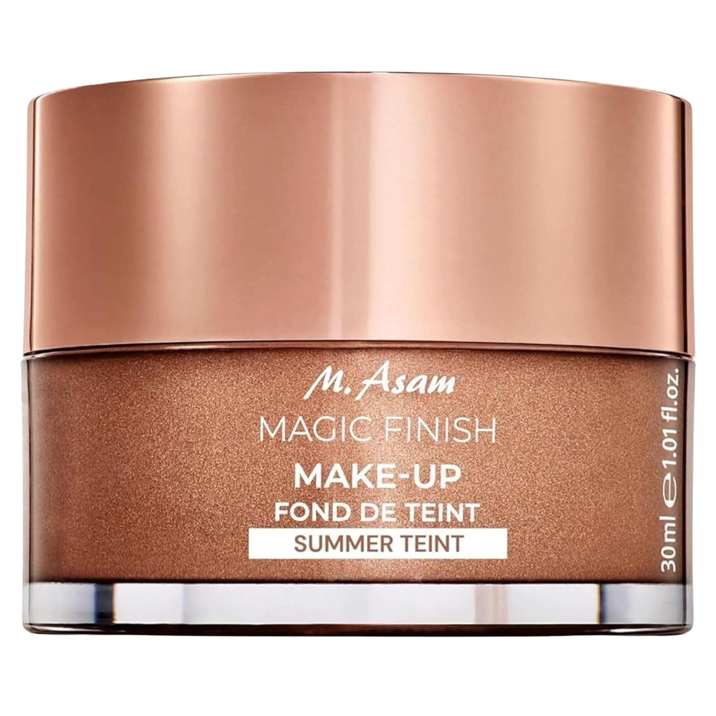 Magic Finish Summer Teint Make-Up Mousse (1.01 Fl Oz) – 4in1 Primer, Foundation, Concealer & Powder With Buildable Coverage, Hides Redness And Dark Spots, Vegan, For Medium To Deep Skin Tones
