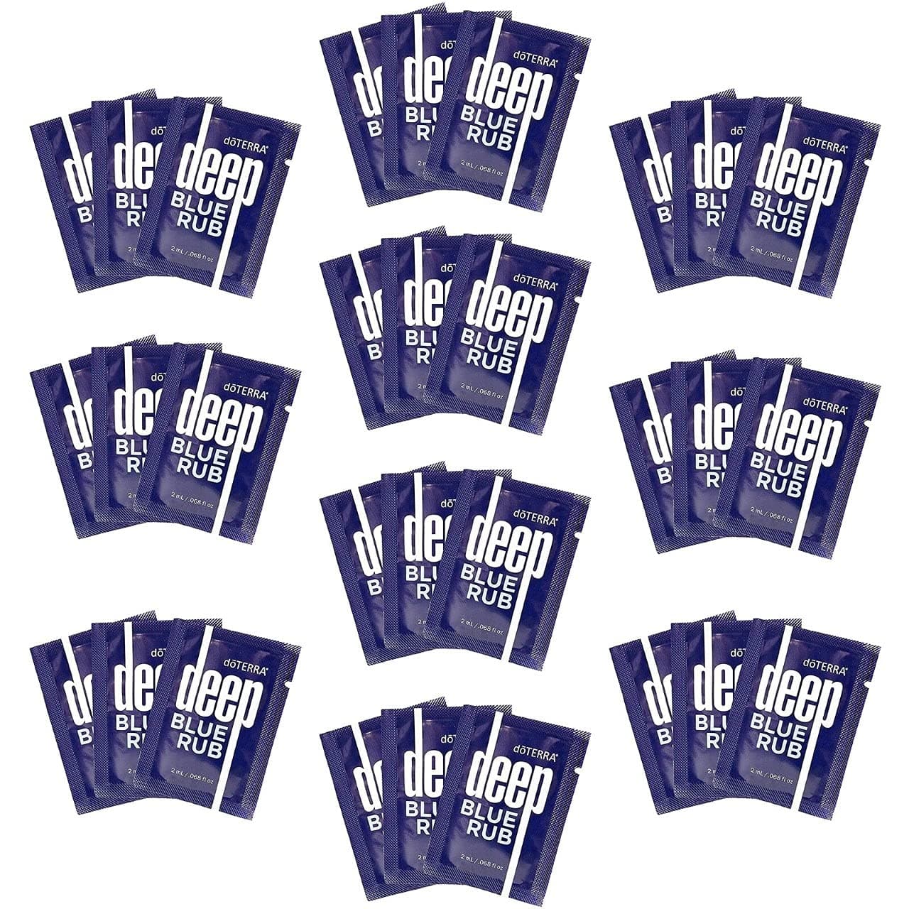 Deep Blue Rub Sample Packets of 2-ml Each, 30-Packets Total