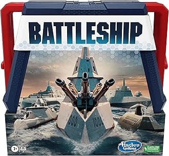 Hasbro Gaming Battleship Classic Board Game | Strategy Games for Kids and Adults | Ages 7+ | 2 Players | Fun Kids Games | Family Games