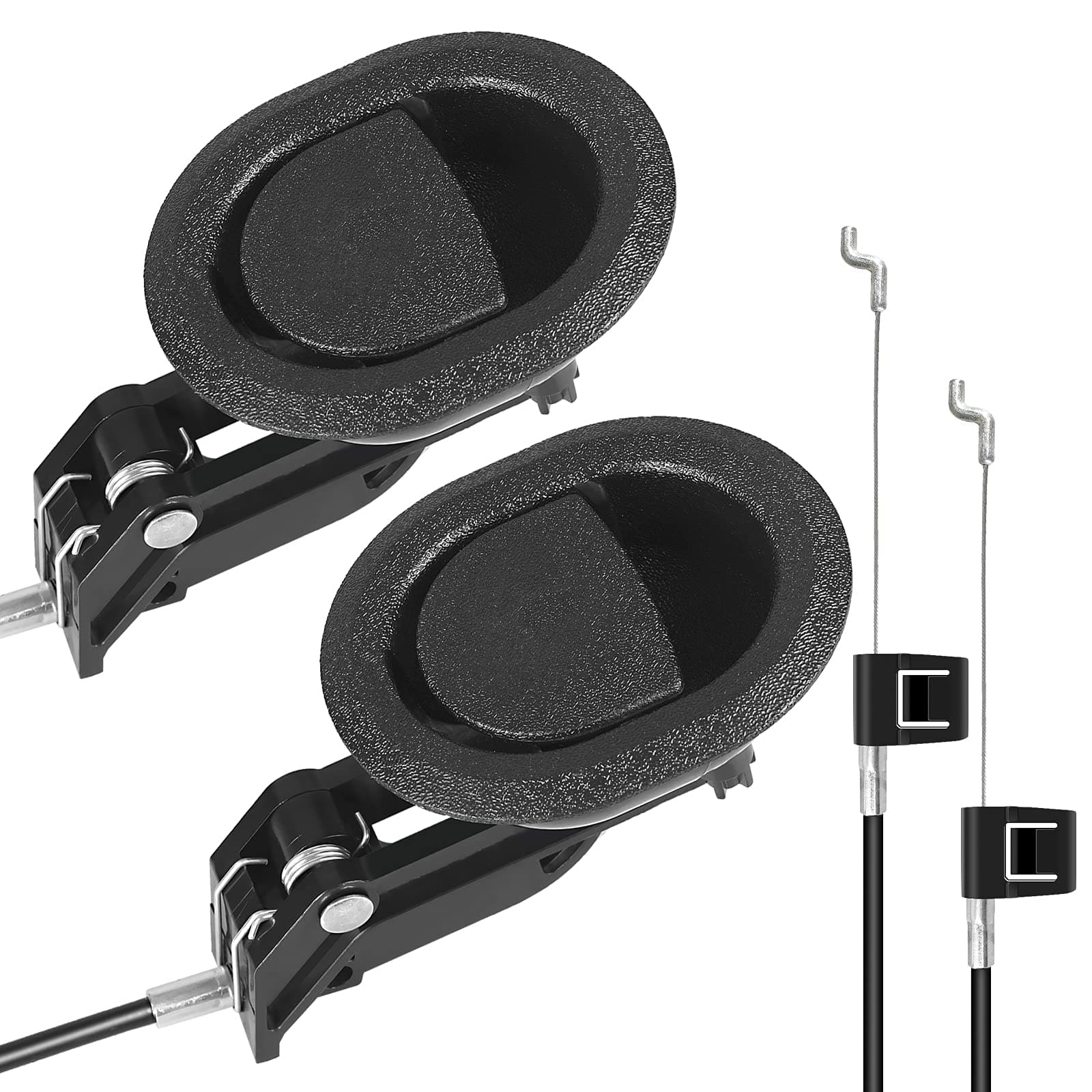 Recliner Replacement Parts with Pull Handle and Release Cable (2-Sets), Recliner Repair Mechanism Compatible with Lazyboy Ashley Lazy Boy and Most Furniture of Recliner Chair Sofa Couch