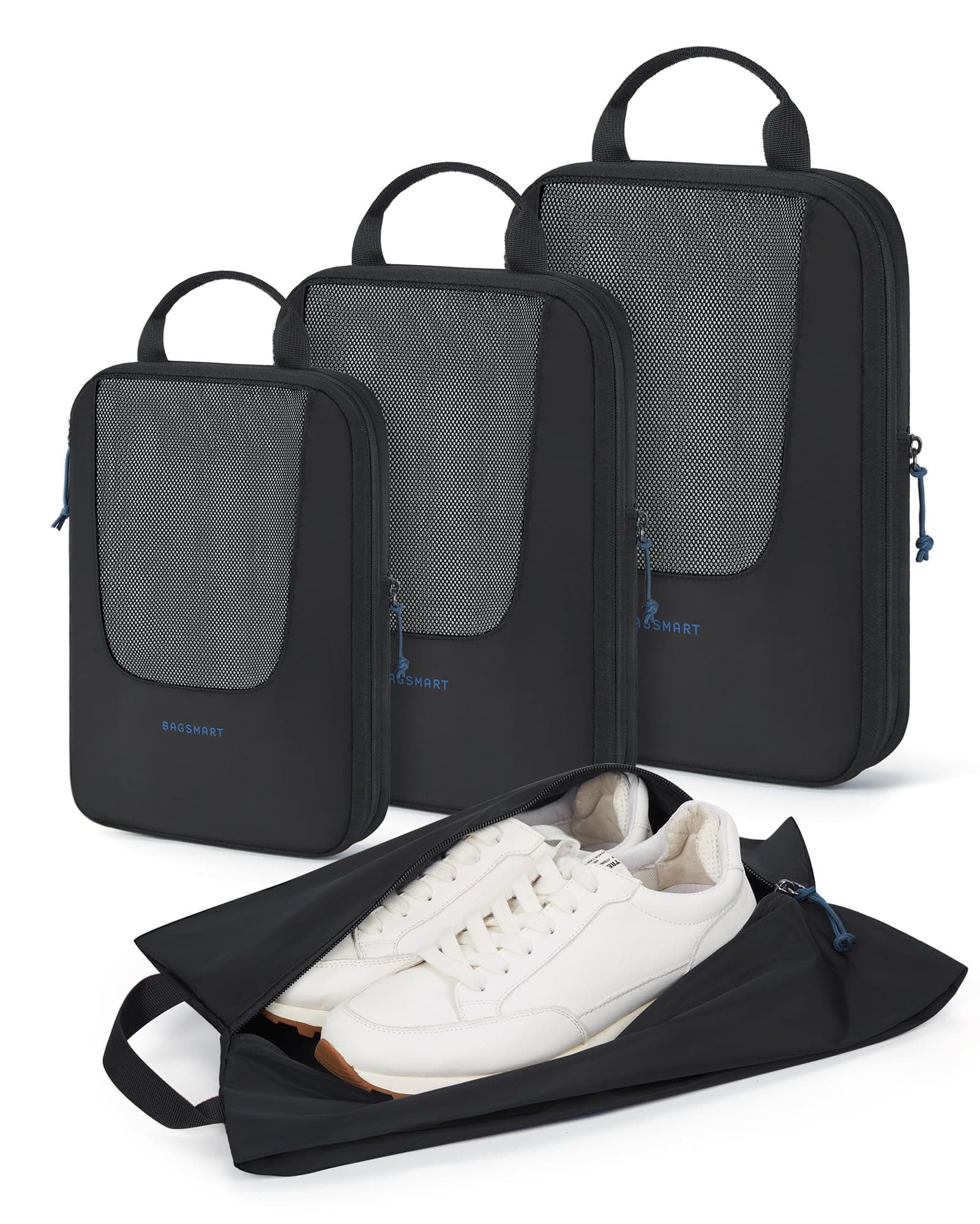 Compression Packing Cubes for Travel, 6/5/4set Lightweight Packing Organizers, Summer Travel Essentials Suitcase Organizer Bags Set