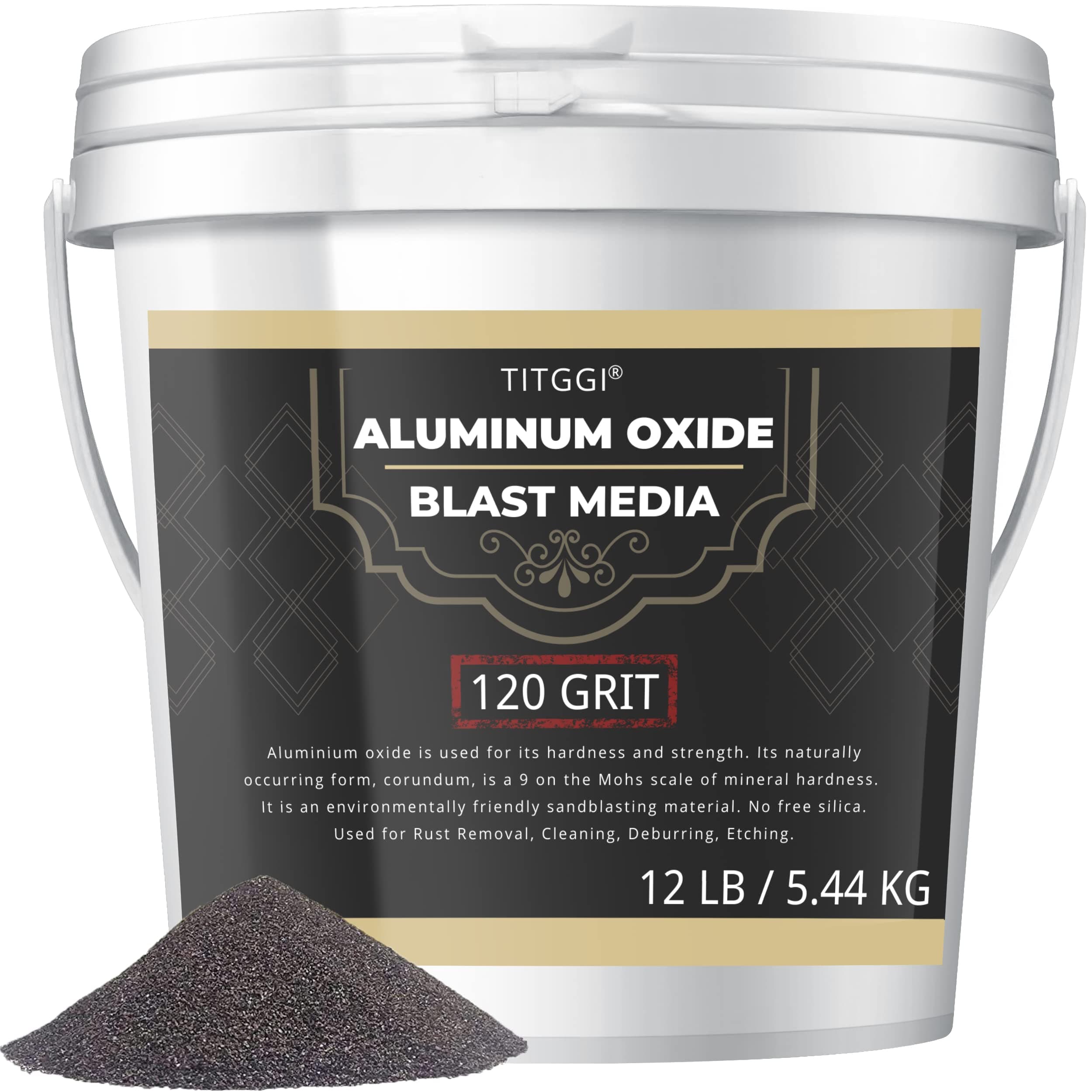 #120 Aluminum Oxide Blast Media - 12LB