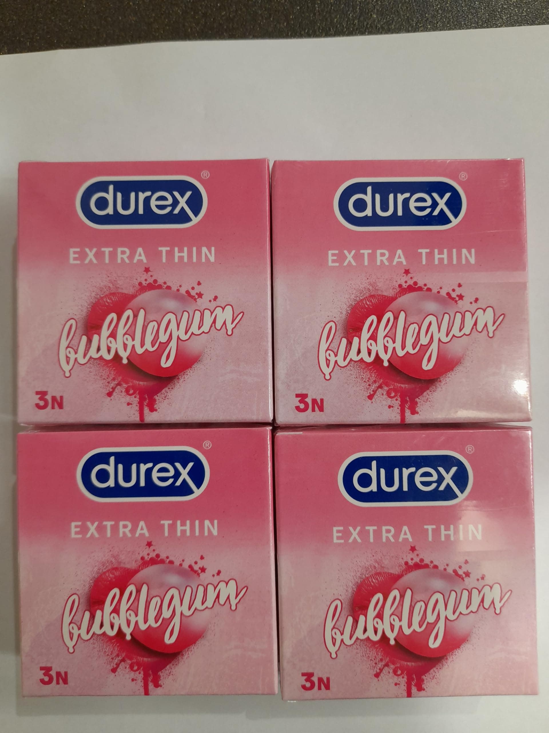 Extra Thin Bubblegum Flavoured Condoms for Men-10s (Pack of 3)