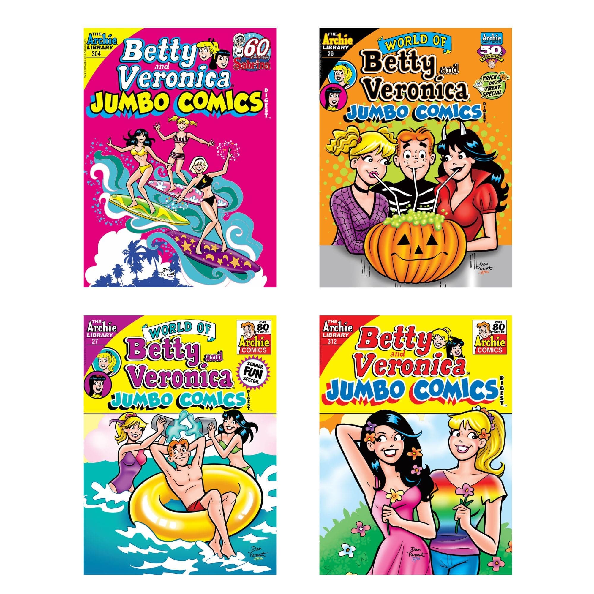 - Archie Comics Digest Value Gift Packs (Betty & Veronica 4-Pack)