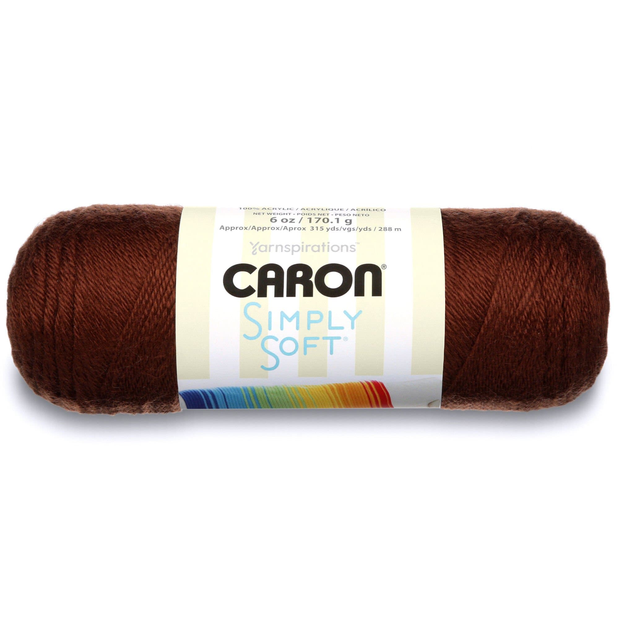 CARON SIMPLY SOFT -170G- CHOCOLATE