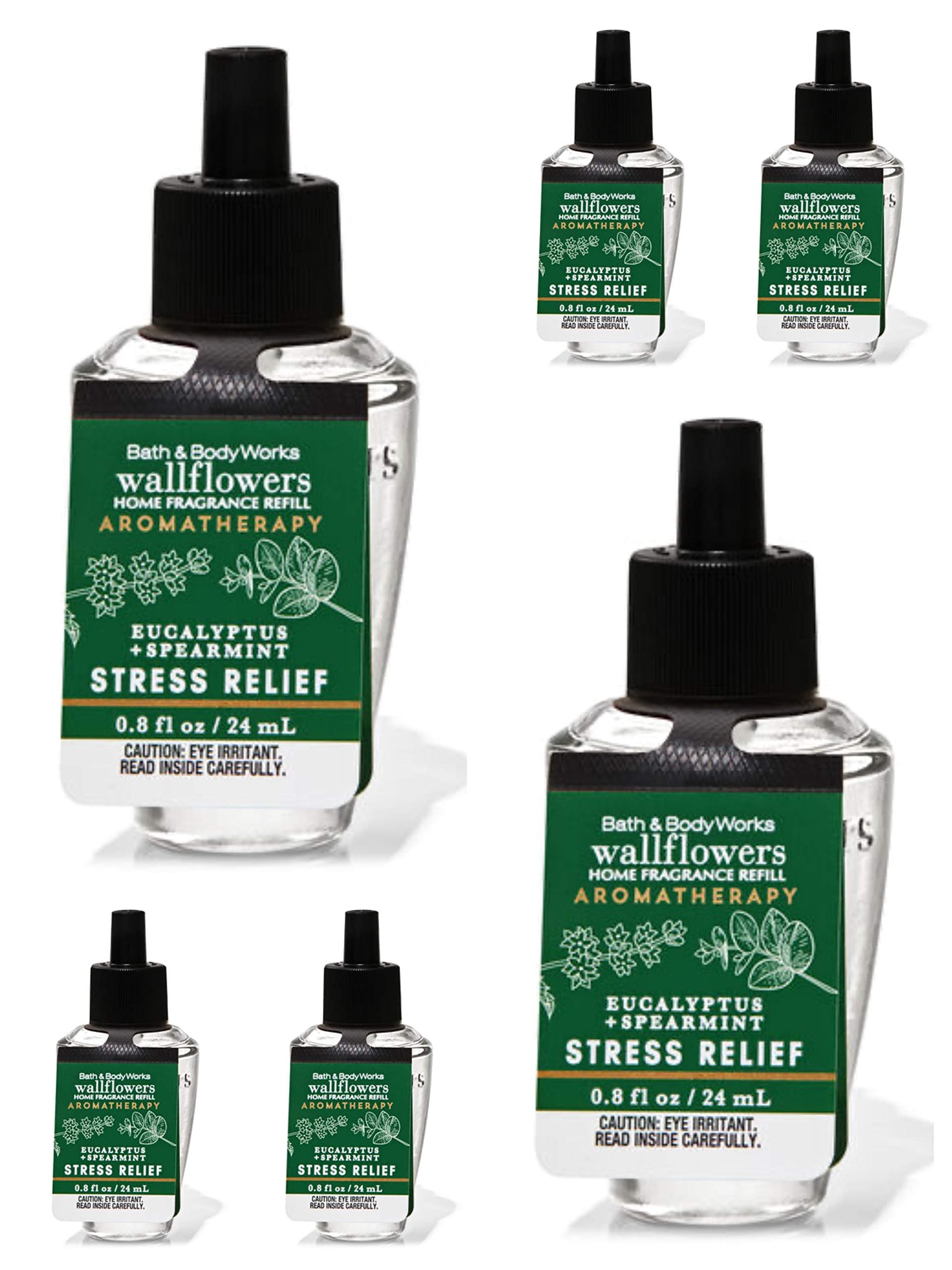 Eucalyptus Spearmint 6-Pack Wallflowers Sampler, 0.8 fl oz / 24 mL Each
