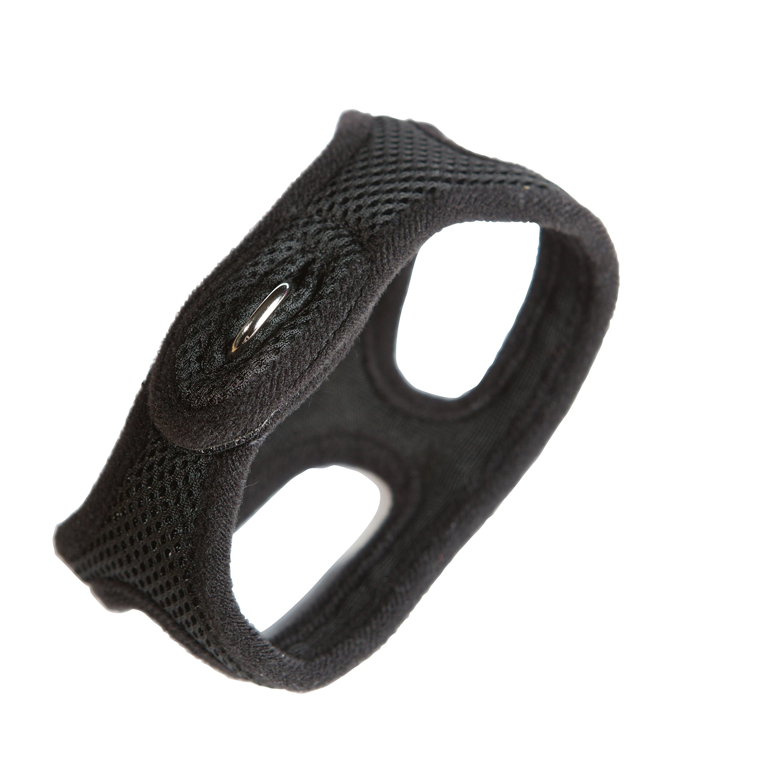 Velpro Mesh Pet Shoulder Harness Collar, 11"-12", Black