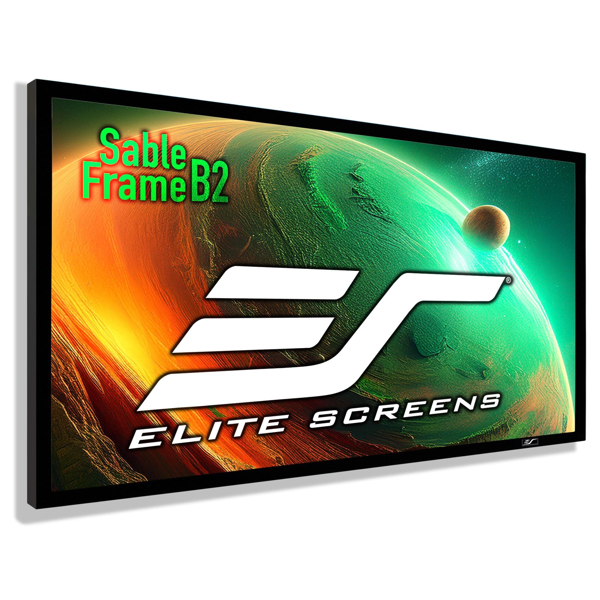 Elite Screens 150 inch Projector Screen Fixed Frame 16:9, 4K/8K UHD CineWhite UHD-B, ISF Certified, UST/Short/Standard Compatible, SB150WH2