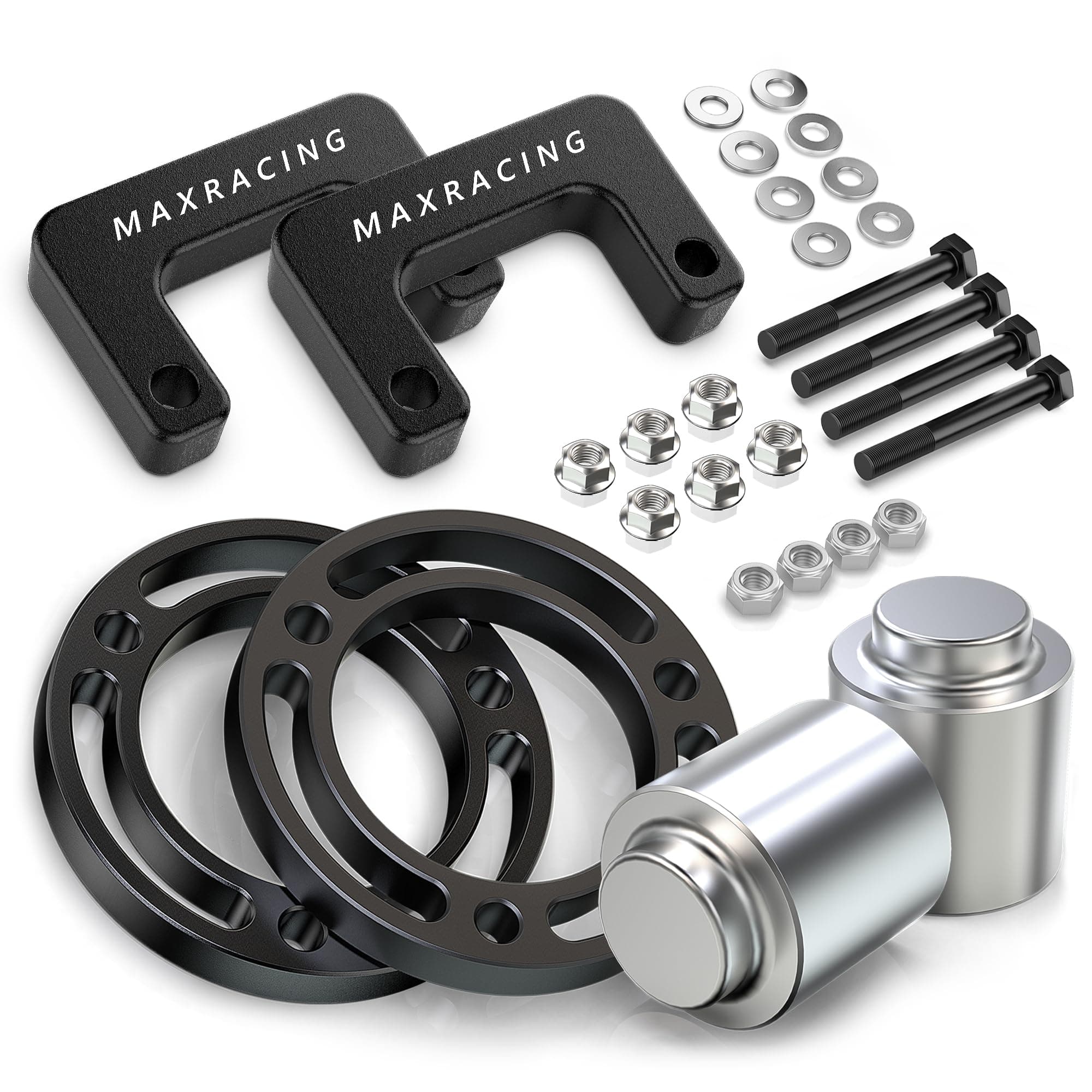 Maxracing 3.5" Front + 3.5" Rear Leveling Lift Kit Compatible with 2007-2020 Chevy Tahoe / 2007-2020 Chevy Suburban 1500/2007-2013 Chevy Avalanche 1500/2007-2020 GMC Yukon 1500 4WD/2WD