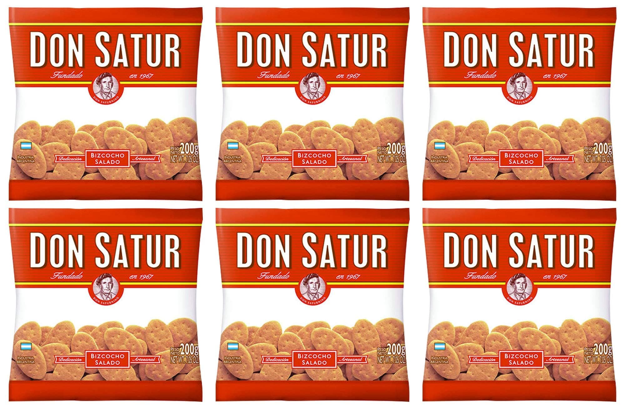 Don Satur- Bizcochos 200grs 6 Pack