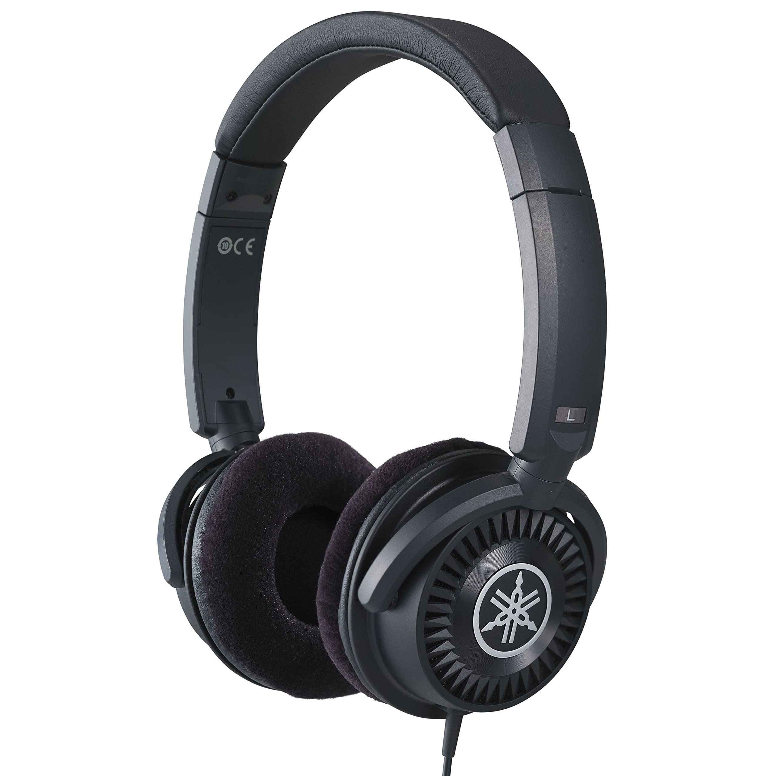 HPH-150 Headphones, quality, clear sound and deep bass, open-backed, wired musicians headphones, in black