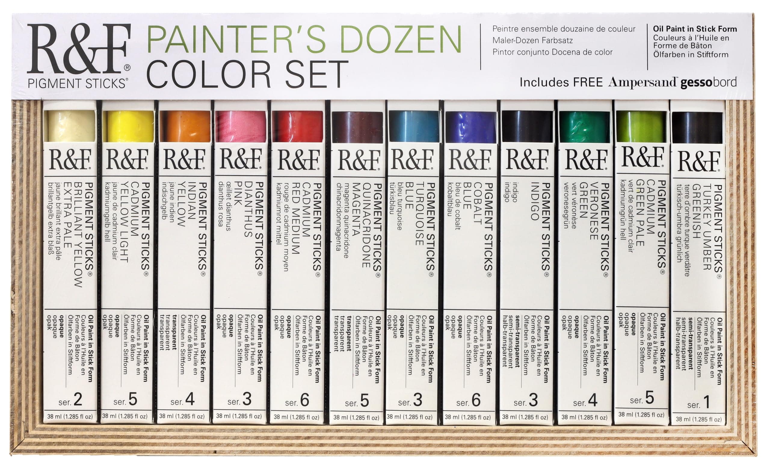 12 Piece Pigment Stick Sets