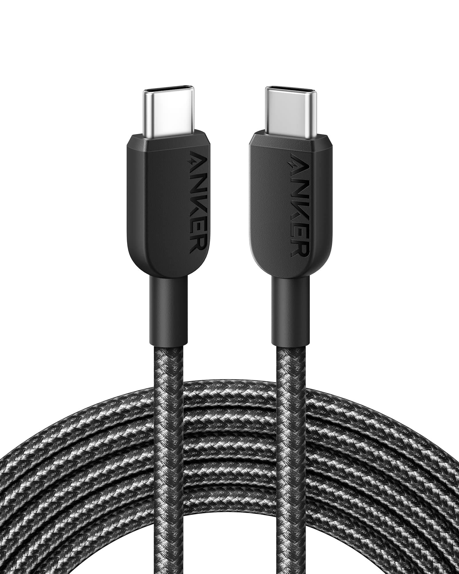 Anker USB C Cable, 310 to Cable (10ft), (60W/3A) Charger Fast Charge for Samsung Galaxy S22, iPad Pro 2021, Mini 6, Air 4, MacBook 2020, Switch (USB 2.0)