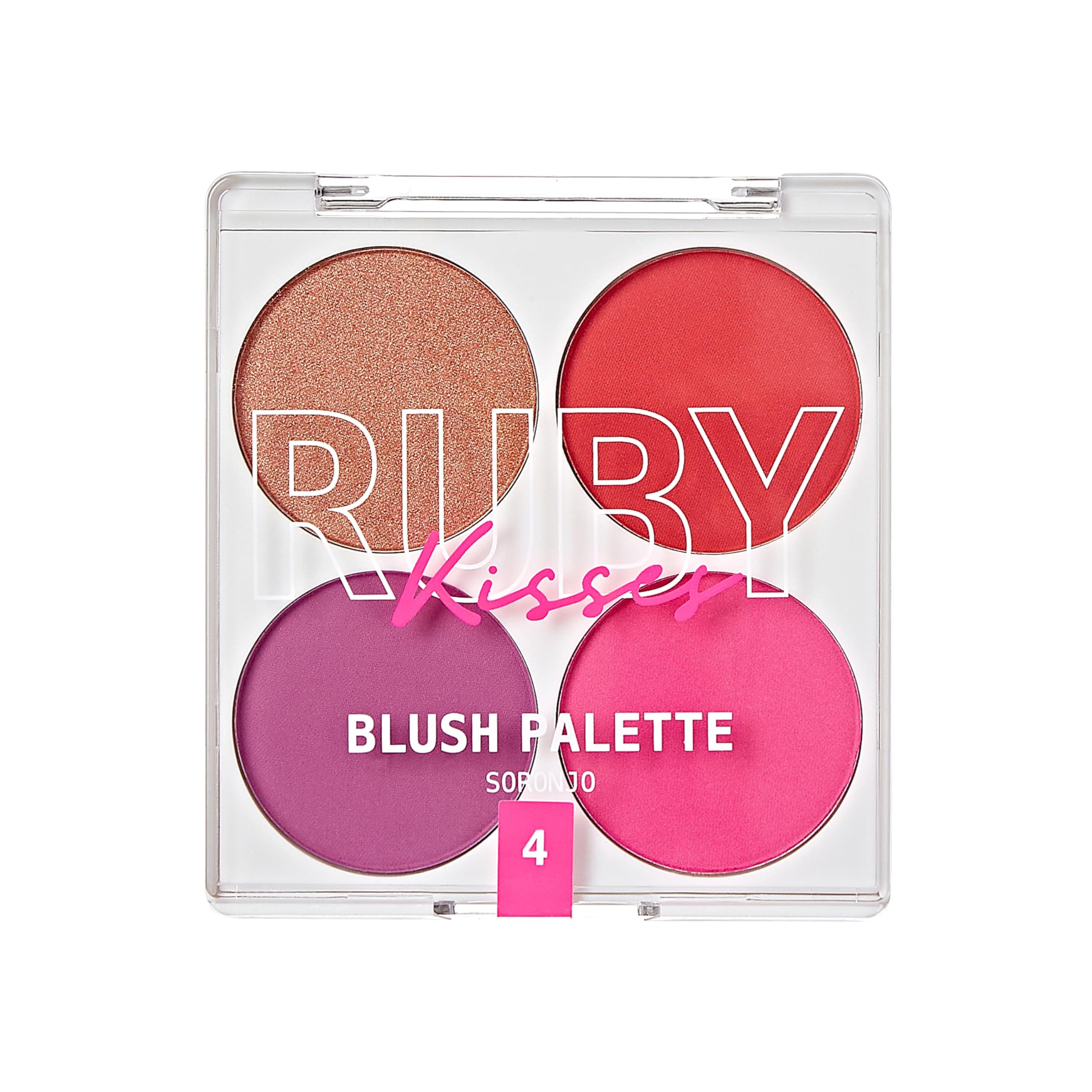 Ruby Kisses Bare Blusher Sweet Cheeks Palette (Daring Dare)