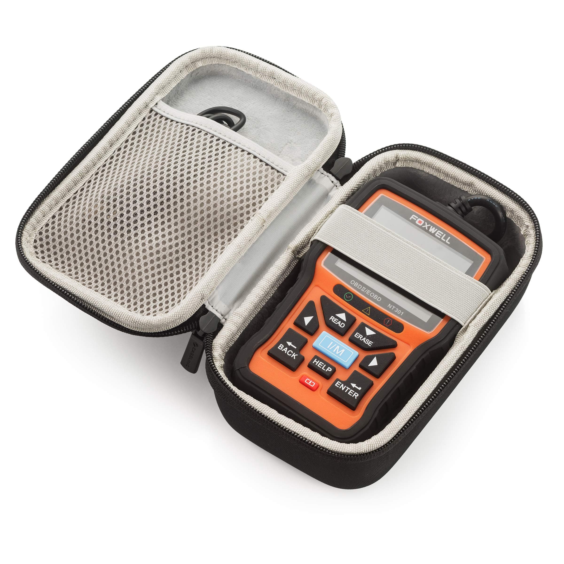 caselingHard Case Compatible with Foxwell NT301 Obd2 Scanner Professional Enhanced OBDII Diagnostic Code Reader Tool. (Case Only)