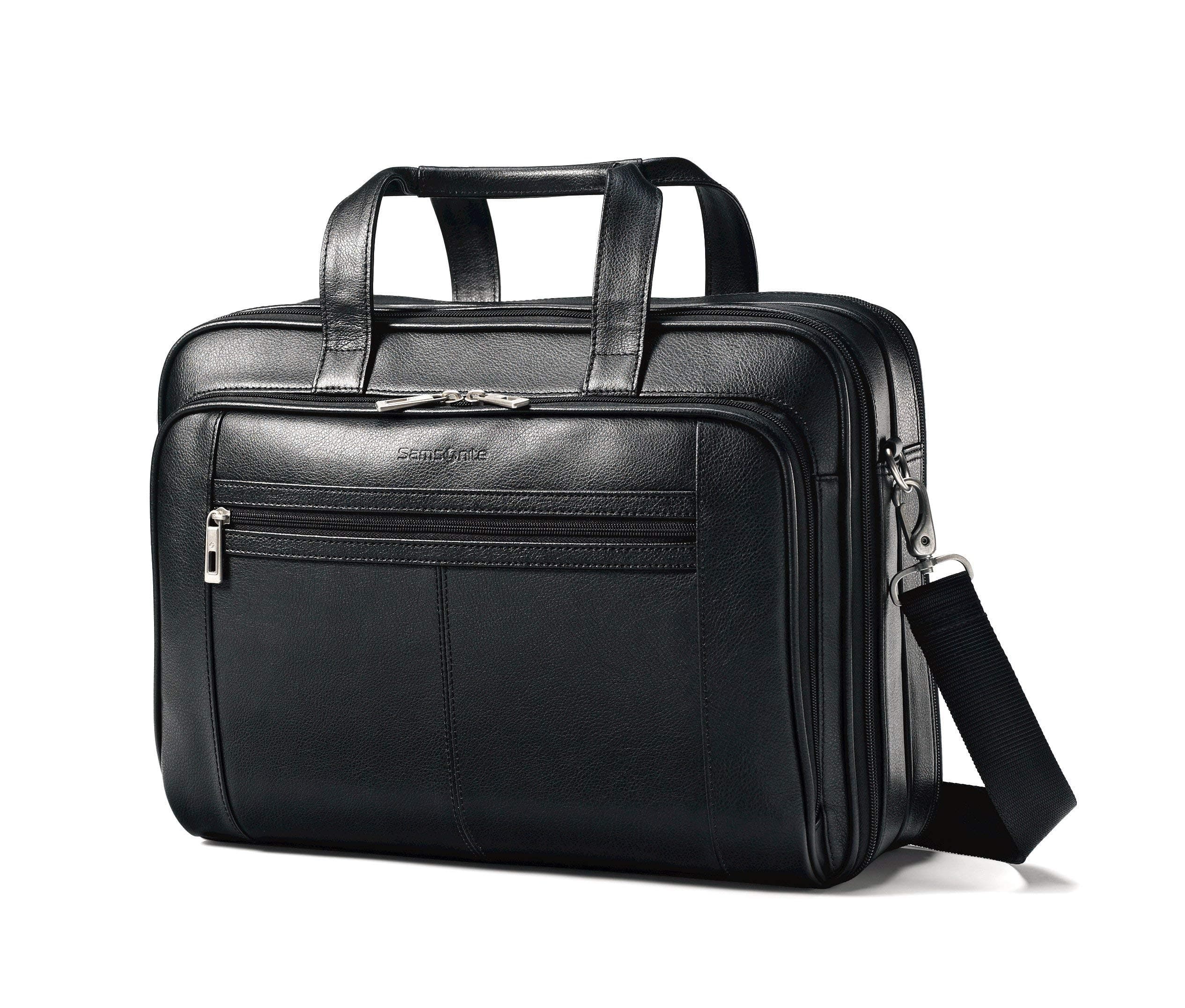 Samsonite Leather Checkpoint Friendly Briefcase