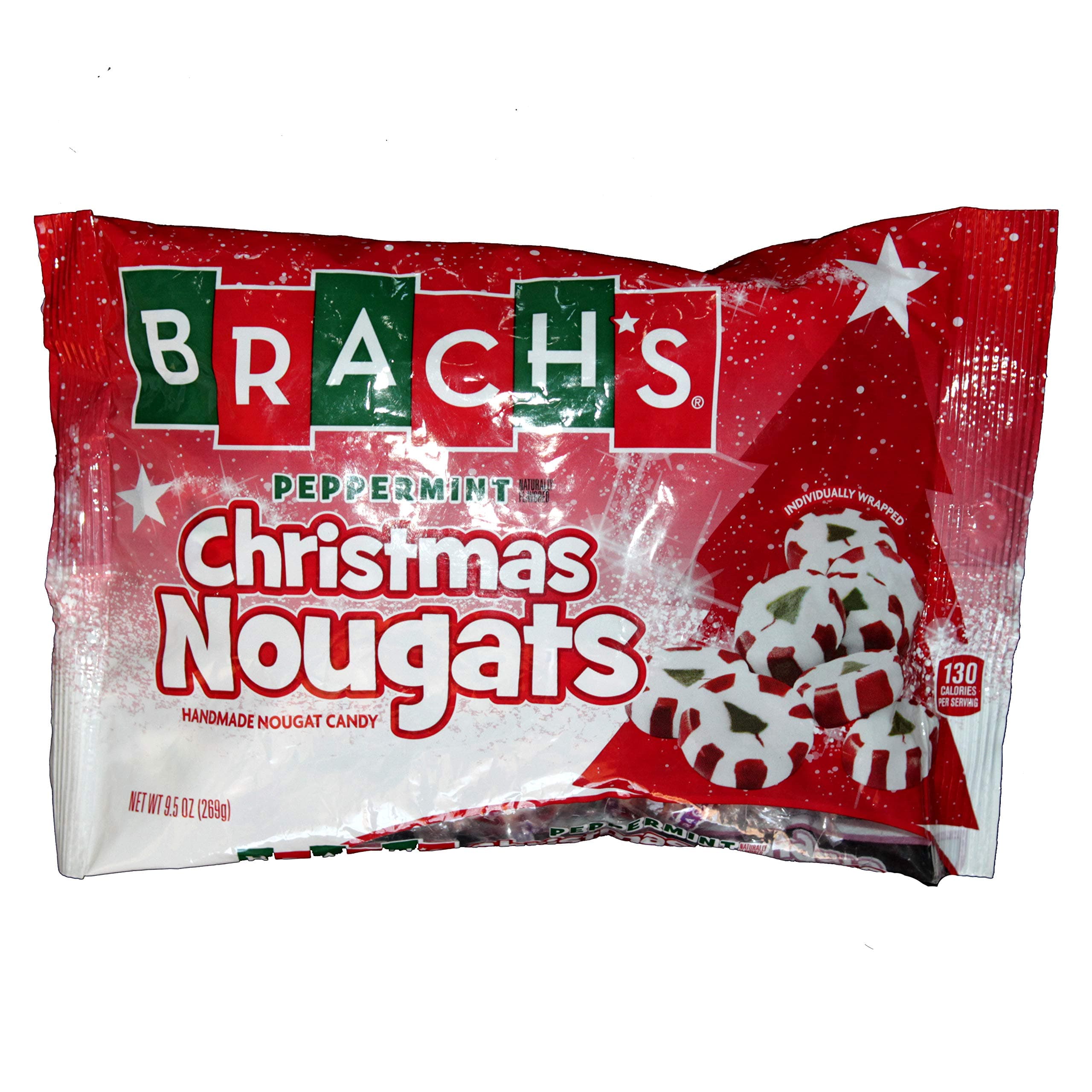 Peppermint Christmas Nougats 9 oz