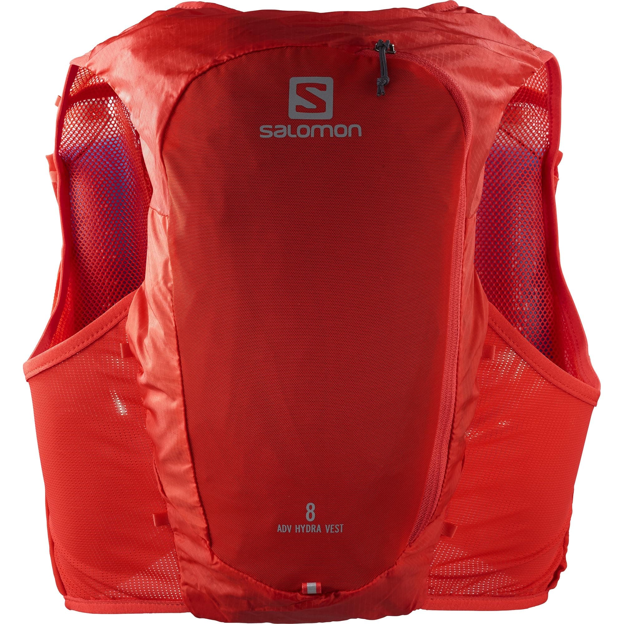 Salomon Hydra 8 Unisex Hydration Vest with 2 Soft Flasks (500ml), Trail Running and Hiking